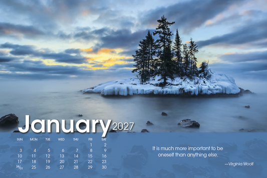 Scenic Moments Large Desk Calendar