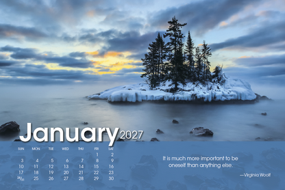 Scenic Moments Large Desk Calendar