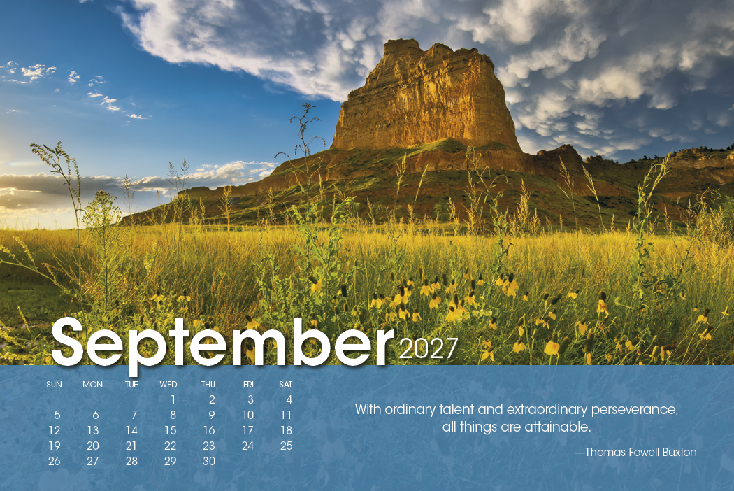 Scenic Moments Large Desk Calendar
