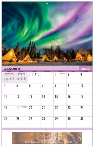 Stapled Appointment Wall Calendar