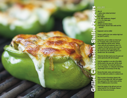 Stapled Wall Calendar - Grilling