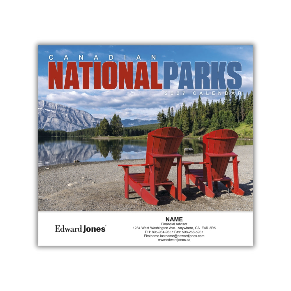 Stapled Wall Calendar - Canadian National Parks