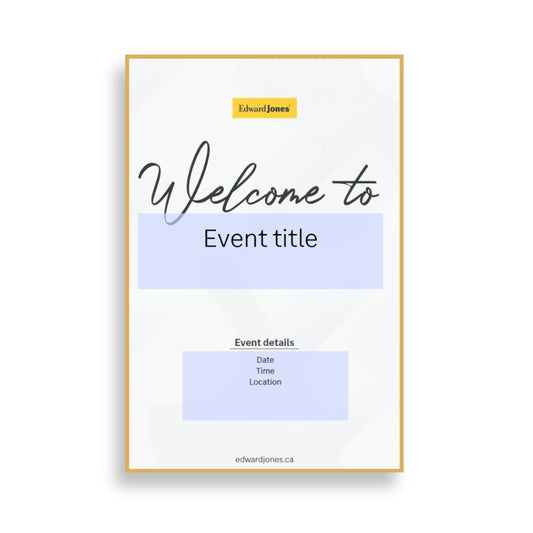 Deluxe A-Frame Signboard (Single-Sided)