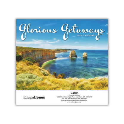 Stapled Wall Calendar - Glorious Getaways