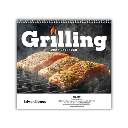 Spiral Wall Calendar - Grilling