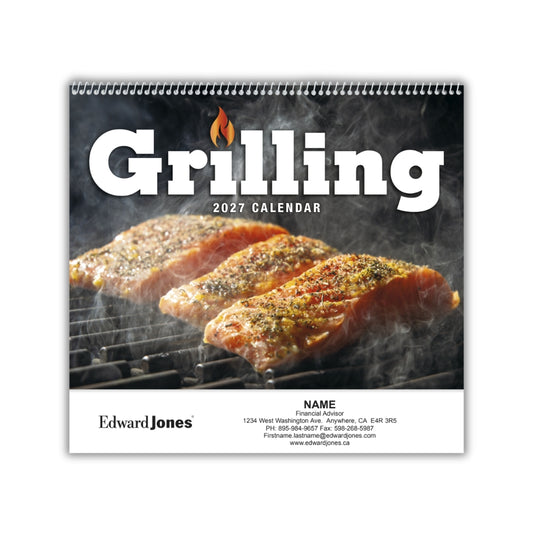 Spiral Wall Calendar - Grilling