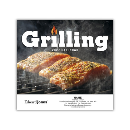 Stapled Wall Calendar - Grilling