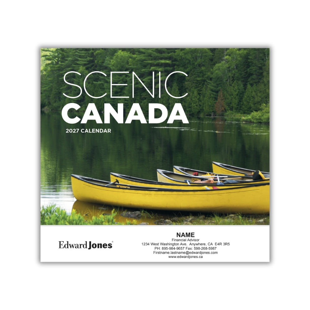 Stapled Wall Calendar - Scenic Canada