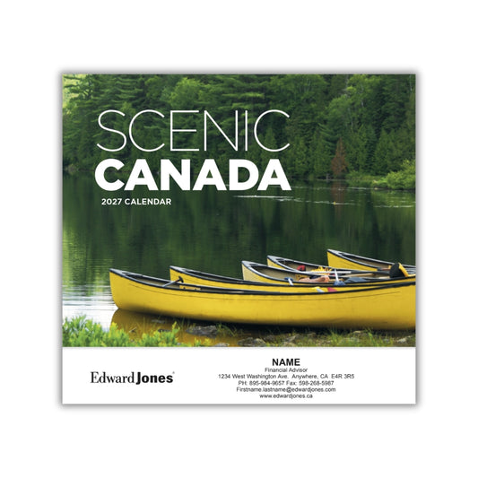 Stapled Wall Calendar - Scenic Canada