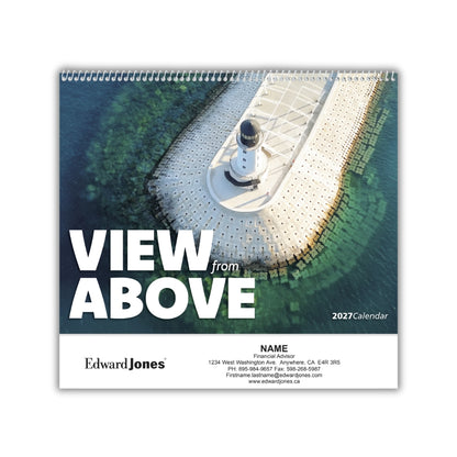 Spiral Wall Calendar - View from Above